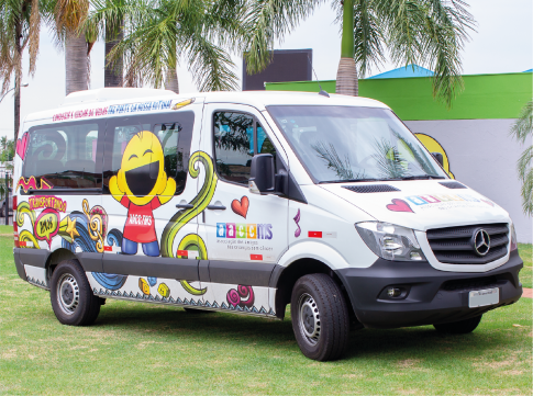 Van de transporte da AACC/MS